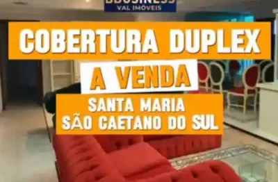 Cobertura/Penthouse à venda com 5 quartos suíte, área gourmet, piscina 4 vagas- Santa Maria, São Ca