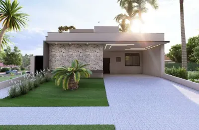 Casa de alto padrão à venda no condomínio residencial santorini