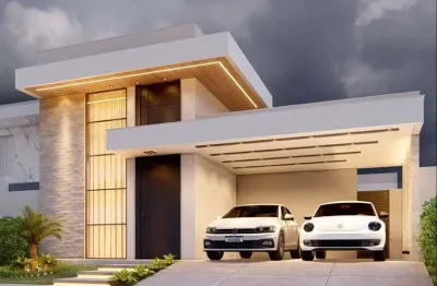 Casa linear no condomínio cidade jardim resort – entrega em outubro