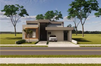 Casa de altíssimo padrão, localizada no Condomínio Residencial Santorini. Segurança e conforto em u