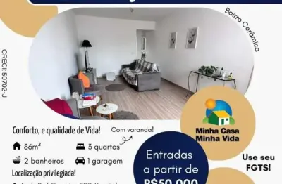 Apartamento com 3 quartos à venda no Cerâmica, São Caetano do Sul 