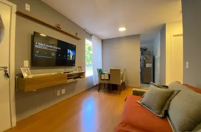 Apartamento mobiliado à venda com 2 quartos - vargem grande, rio de janeiro, rj