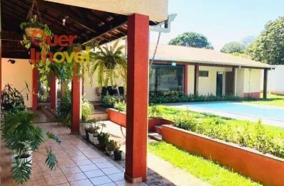 Chácara de luxo em condomínio: 6 quartos, 4 suítes, 2 salas, 6 banheiros, 4 vagas - 600m² - ribeirão preto, condomínio portal dos ipês