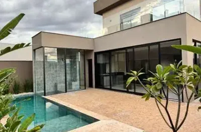 Casa em condomínio de luxo em ribeirão preto-sp: 4 quartos, 4 suítes, 2 salas, 5 banheiros, 4 vagas de garagem, 250m² de área.