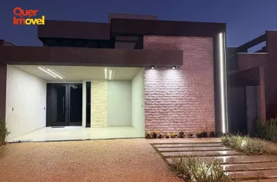 Casa térrea de alto padrão no vivendas da mata, aroeira ? 3 suítes, área gourmet e piscina, pronta para morar