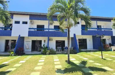 Casa em condomínio para venda em camaçari, guarajuba, 2 dormitórios, 2 suítes, 3 banheiros, 1 vaga