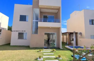 Casa em condomínio para venda em camaçari, guarajuba, 4 dormitórios, 4 suítes, 4 banheiros, 2 vagas