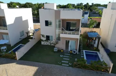 Casa em condomínio para venda em camaçari, barra do jacuípe, 4 dormitórios, 1 suíte, 3 banheiros, 2 vagas