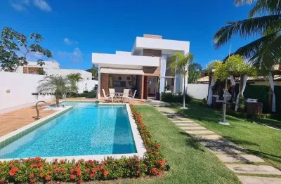 Casa em condomínio para venda em camaçari, barra do jacuípe, 3 dormitórios, 1 suíte, 2 banheiros, 4 vagas