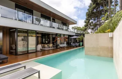 Casa em condomínio fechado com 4 quartos à venda na rua josé benedito cottolengo, campo comprido, curitiba, 542 m2 por r$ 8.900.000