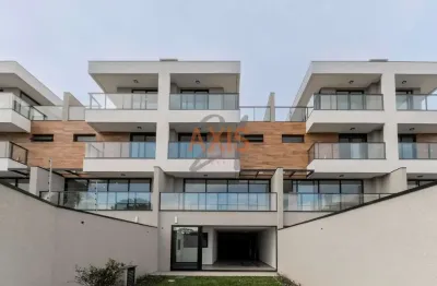 Casa em condomínio fechado com 3 quartos à venda na rua tobias de macedo júnior, santo inácio, curitiba, 271 m2 por r$ 1.966.000