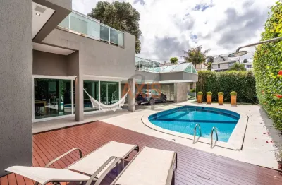 Casa em condomínio fechado com 5 quartos à venda na rua josé benedito cottolengo, campo comprido, curitiba, 556 m2 por r$ 5.800.000