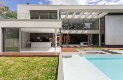 Casa em condomínio fechado com 5 quartos à venda na rua anastácio homann, orleans, curitiba, 630 m2 por r$ 9.890.000