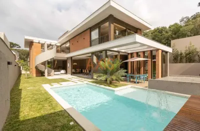 Casa em condomínio fechado com 4 quartos à venda na rua joão menegusso, santa felicidade, curitiba, 434 m2 por r$ 6.800.000