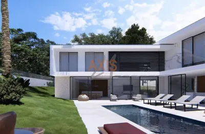 Casa em condomínio fechado com 4 quartos à venda na rua pedro cruzetta, campo comprido, curitiba, 509 m2 por r$ 6.600.000