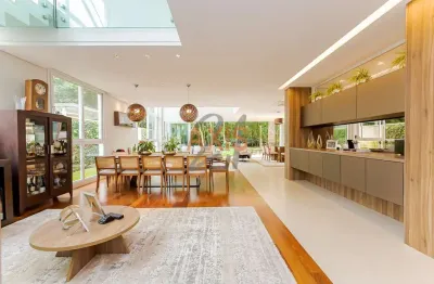 Casa em condomínio fechado com 4 quartos à venda na avenida pineville, pineville, pinhais, 394 m2 por r$ 4.400.000