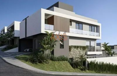 Casa em condomínio fechado com 4 quartos à venda na rua nicolau josé gravina, cascatinha, curitiba, 392 m2 por r$ 3.966.638