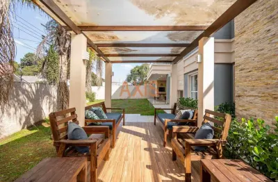 Casa em condomínio fechado com 4 quartos à venda na rua antônio escorsin, santa felicidade, curitiba, 334 m2 por r$ 2.950.000