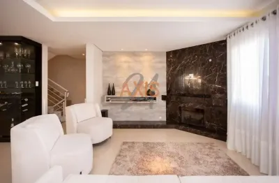 Casa em condomínio fechado com 3 quartos à venda na rua carlos chagas, são braz, curitiba, 309 m2 por r$ 2.880.000