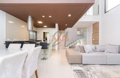 Casa em condomínio fechado com 3 quartos à venda na avenida doutor eugênio bertolli, santa felicidade, curitiba, 299 m2 por r$ 2.690.000