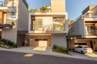 Casa em condomínio fechado com 3 quartos à venda na rua ernesto durigan, cascatinha, curitiba, 198 m2 por r$ 2.150.000