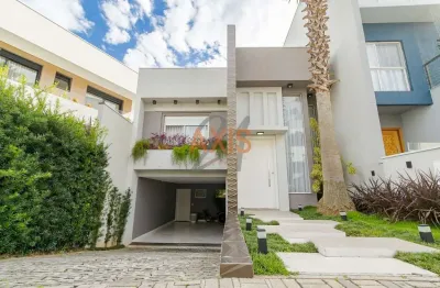 Casa em condomínio fechado com 3 quartos à venda na rua marechal anor teixeira dos santos, boa vista, curitiba, 253 m2 por r$ 1.990.000