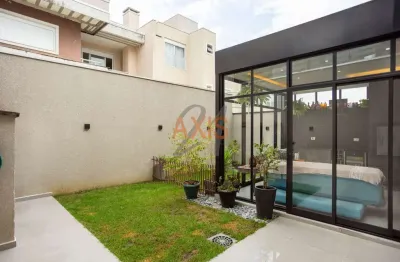 Casa em condomínio fechado com 3 quartos à venda na rua ângelo bresegnello, bairro alto, curitiba, 203 m2 por r$ 1.899.000