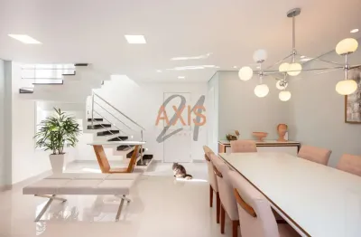 Casa em condomínio fechado com 3 quartos à venda na rua gerônimo muraro, santa felicidade, curitiba, 184 m2 por r$ 1.200.000