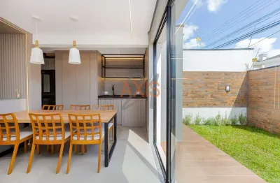 Casa em condomínio fechado com 3 quartos à venda na rua osvaldir antônio cuman, santa felicidade, curitiba, 125 m2 por r$ 1.170.000