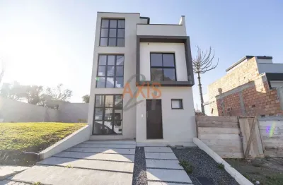 Casa em condomínio fechado com 4 quartos à venda na rua walace landal, santa cândida, curitiba por r$ 950.000