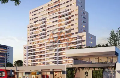 Apartamento com 1 quarto à venda na avenida república argentina, portão, curitiba, 34 m2 por r$ 380.000
