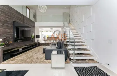 Casa em condomínio fechado com 4 quartos à venda na rua fernando de noronha, santa cândida, curitiba, 270 m2 por r$ 2.490.000