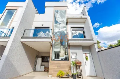 Casa em condomínio fechado com 3 quartos à venda na rua general severiano da fonseca, uberaba, curitiba, 151 m2 por r$ 1.060.000