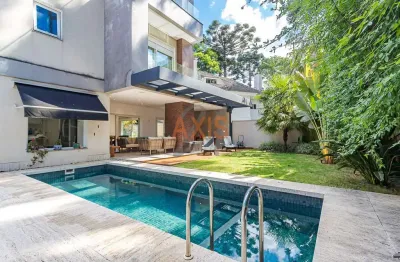 Casa em condomínio fechado com 4 quartos à venda na rua eduardo sprada, campo comprido, curitiba, 264 m2 por r$ 3.300.000