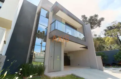 Casa em condomínio fechado com 3 quartos à venda na rua francisco antônio da costa nogueira, santa felicidade, curitiba, 217 m2 por r$ 1.999.000