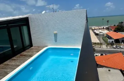 Cobertura com 96m2 , mobiliada ao lado do mag shopping  e 150m do mar em manaíra