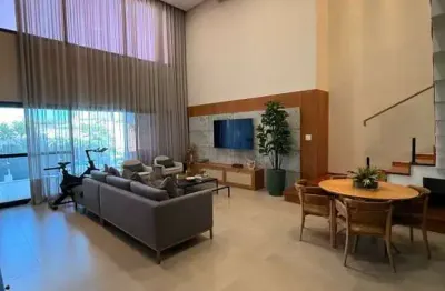 Casa duplex no alphaville jacuhy! com 4 quartos, 4 suítes, 2 vagas, 369m².