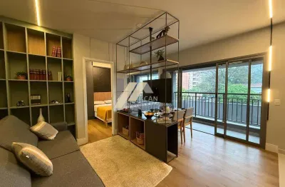 Apartamento à venda em campinas, cambuí, com 1 suíte, com 43.08 m², ateliê cambuí