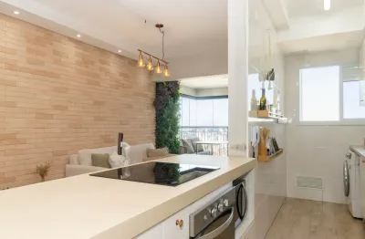Apartamento na vila mascote com 67m² - 2 dormitórios, 1 suíte, varanda gourmet - 1 vaga