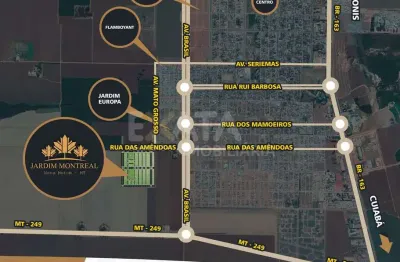 Terreno à venda no Jardim Montreal, Nova Mutum 