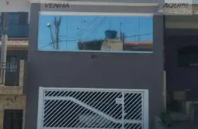 Casa para venda em santo andré, jardim vila rica, 3 dormitórios, 1 suíte, 2 banheiros, 2 vagas