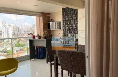 Apartamento com 4 dormitórios à venda, 156 m² por R$ 2.500.000,00 - Tatuapé - São Paulo/SP
