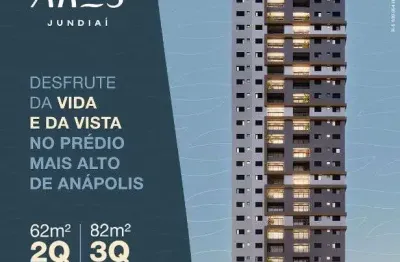 Apartamento com 2 quartos à venda no jundiaí, anápolis , 62 m2 por r$ 576.000
