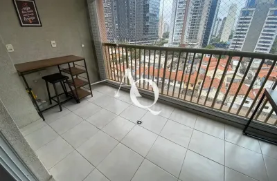 Apartamento de 2 quartos com sacada próximo a estação brooklin do metrô!