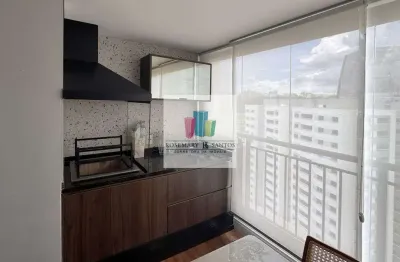 Apartamento no Living Wish, 2 dorms, 1 suíte, varanda gourmet, 2 vagas