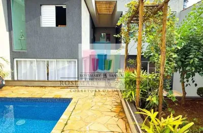 Lindo sobrado - 4 dorm (1 suíte) - 2 vagas - piscina e churrasqueira