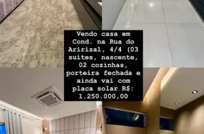 Casa em condomínio fechado com 4 quartos à venda na Rua Aririzal, 12, Cohama, São Luís
