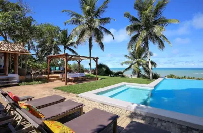 Casa luxo 3 ou 4 quartos com piscina borda infinita vista para o mar