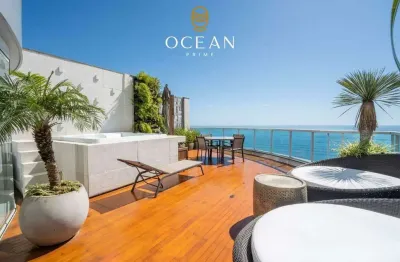 Apartamento no edifício number one frente mar em balneário camboriú