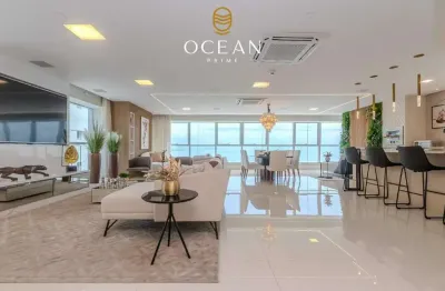 Apartamento à venda, 4 quartos, 4 suítes, 6 vagas, frente mar - balneário camboriú/sc